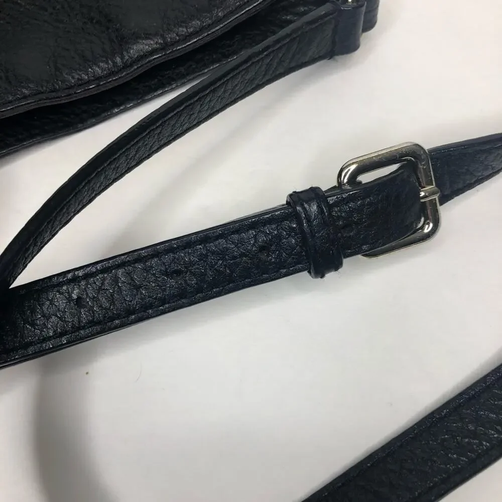 kate spade new york Leather Southport Avenue Cora Crossbody Black Leather